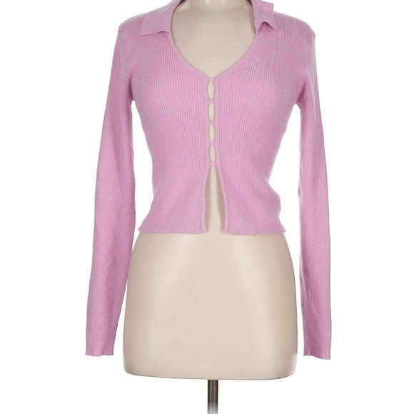 Sincerly Jules Sweaters - Sincerely Jules Pink V-Neck Sweater